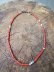 画像2: NORTH WORKS "Nickel 10￠ Hook Beads Necklace"(RED) (2)