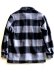 画像2: BEMIDJI "Over Dye Check Shirts Jacket (Grey/Black)" (2)