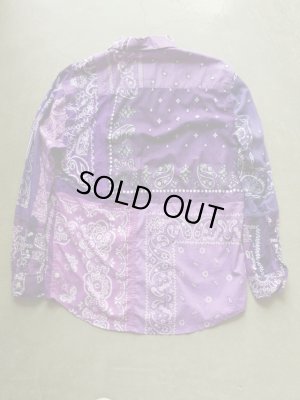 画像5: 【Nasngwam】”SKELTER SHIRTS (BANDANA:PURPLE)"