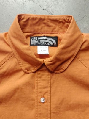 画像7: 【FAR EAST NETWORK】 "Bristy Exclusive Ripstop Shirt / Orange"