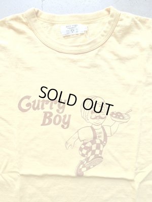 画像1: 【FREERAGE】"Curry Boy Recycle cotton S/S TEE / Yellow"