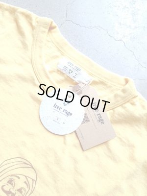 画像4: 【FREERAGE】"Curry Boy Recycle cotton S/S TEE / Yellow"