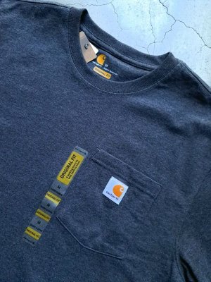画像4: 【carhartt】"Workwear Pocket SS T-shirt / Charcoal Grey"