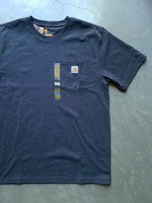 画像1: 【carhartt】"Workwear Pocket SS T-shirt / Charcoal Grey"