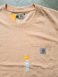 【carhartt】"Workwear Pocket SS T-shirt / Pale Apricot Nep	"