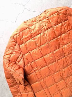 画像9: 【TAION】"CREWNECK BUTTON INNER DOWN JACKET / ORANGE"