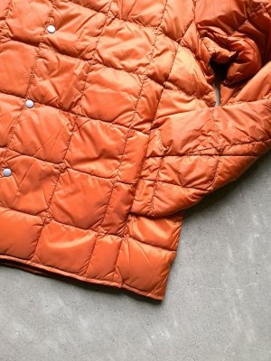 画像5: 【TAION】"CREWNECK BUTTON INNER DOWN JACKET / ORANGE"