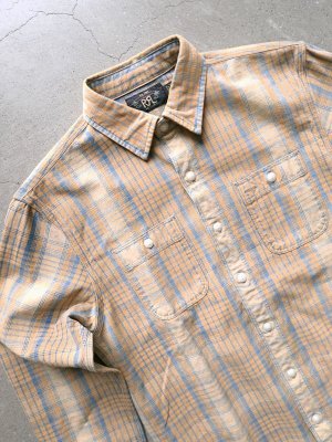 画像1: 【RRL】"Plaid Woven Work Shirt"