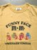 画像1: 【free rage】"FUNNY FACE Recycle cotton S/S TEE" (1)