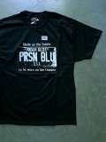 【PRISON BLUES】"USA PLATE LOGO T-SHIRTS / BLACK"