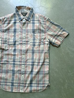 画像1: 【RRL】”Navajo Check S/S Work Shirt”