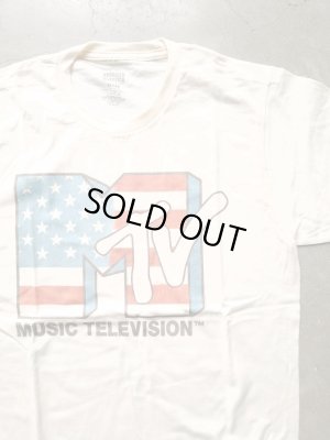 画像1: 【AMERICAN CLASSICS】"MTV American Flag Classic Logo Graphic Tee"