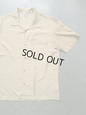 画像1: 【BIG MIKE】"Aloha Rayon Mix S/S Shirt / MUSTARD"