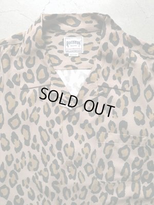 画像4: 【HOUSTON】"ALOHA SHIRTS / LEOPARD (KHAKI)"