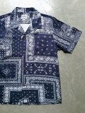 【HOUSTON】"ALOHA SHIRTS / BANDANA (NAVY)"