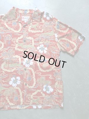 画像1: Hilo Hattie"VINTAGE SCENIC MEN'S ALOHA SHIRT"