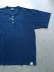 画像1: 【HOUSTON】”INDIGO HENLEY NECK S/S TEE” (1)