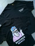 【BROTHER MERLE】"S/S Crew T-Shirt - Dwight / Black"