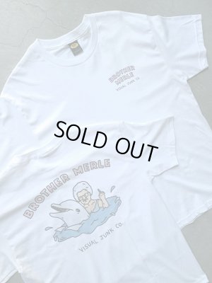 画像1: 【BROTHER MERLE】"S/S Crew T-Shirt - Dolphin"