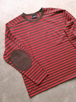 画像1: 【Jagged Edge Mountain Gear】"CLIMBING BORDER L/S TEE / RED"