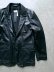 画像2: 【modem design】"SHEEP LEATHER TAILORED JACKET / BLACK"