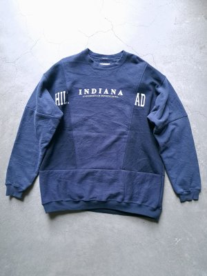 画像1: 【Mr. Remake Man】”Used Sweat Remake Crew / Navy-L"