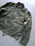 【Nasngwam】 "BARBARIAN FLIGHT JACKET / OLIVE"