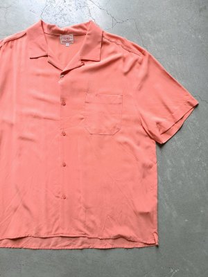 画像1: 【BIG MIKE】"Aloha Rayon Mix S/S Shirt / S.PINK"