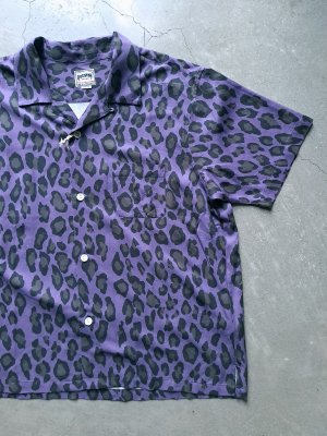 画像1: 【HOUSTON】"ALOHA SHIRTS / LEOPARD (PURPLE)"