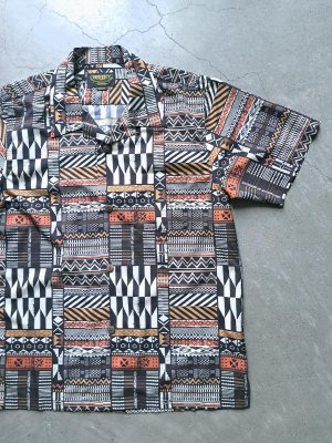 画像1: 【UNIVERD72】"POLYESTER ALOHA SHIRT / BATIK"