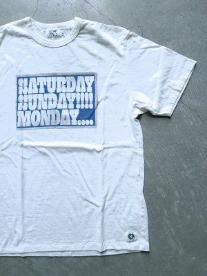 画像1: 【free rage】"WEEKEND vol.2 S/S TEE / WHITE"
