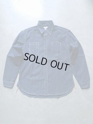 画像2: 【HOUSTON】"INDIGO WABASH WORK SHIRT"