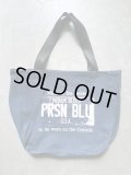 【PRISON BLUES】"USA Plate Logo Denim Tote Bag"