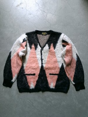画像2: 【UNIVERD72】"MOHAIR TOUCH CARDIGAN(DIAMOND)"
