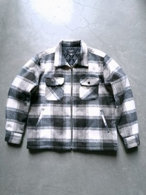 画像2: 【BIG MIKE】"Ombre Zip Quilted Lining Jacket (BLK×OFF)"