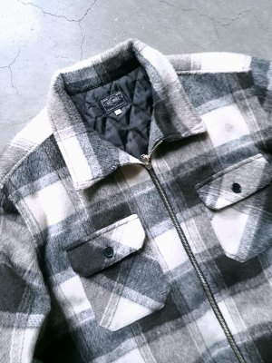 画像3: 【BIG MIKE】"Ombre Zip Quilted Lining Jacket (BLK×OFF)"