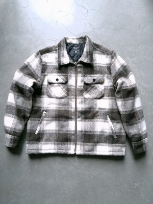 画像2: 【BIG MIKE】"Ombre Zip Quilted Lining Jacket (BRN×BLK)"