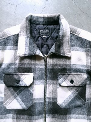 画像4: 【BIG MIKE】"Ombre Zip Quilted Lining Jacket (BLK×OFF)"