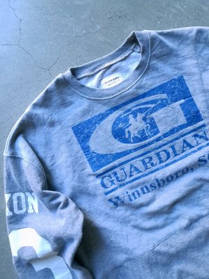 画像2: 【Mr. Remake Man】”PW Remake College Crew Sweat Crew / GREY-M"