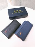 【Polo Ralph Lauren】"Contrast Leather with Color Polo Key Case"