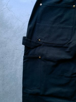 画像13: 【HOUSTON】”DUCK DOUBLE KNEE PAINTER PNATS / BLACK”
