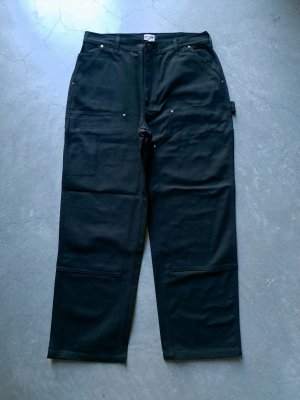 画像1: 【HOUSTON】”DUCK DOUBLE KNEE PAINTER PNATS / BLACK”
