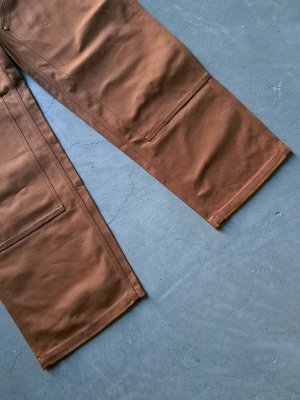 画像7: 【HOUSTON】”DUCK DOUBLE KNEE PAINTER PNATS / BROWN”