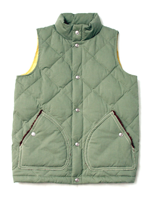 USEFULL "quilting down vest(OLIVE)" - Bristy