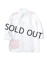 画像: masterkey "STRIPE 3/4 ROUND SHIRTS(#3,1)"