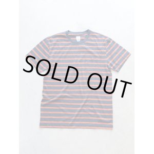 画像: J.CREW  "S/S BORDER POCKET Tee(NAVY/ORANGE)"