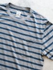 画像2: J.CREW  "S/S BORDER POCKET Tee(GREY/BLUE)"