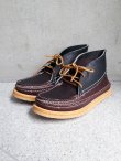 画像1: ARROW MOCCASIN "別注4W Double Leather Sole Moccasin Boot with CRAPE SOLE"