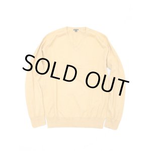 画像: J.CREW "COTTON-CASHMERE V-NECK SWEATER(MUSTARD)"