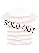 画像: J.CREW  "S/S BORDER Tee(WHITE/ORANGE)"